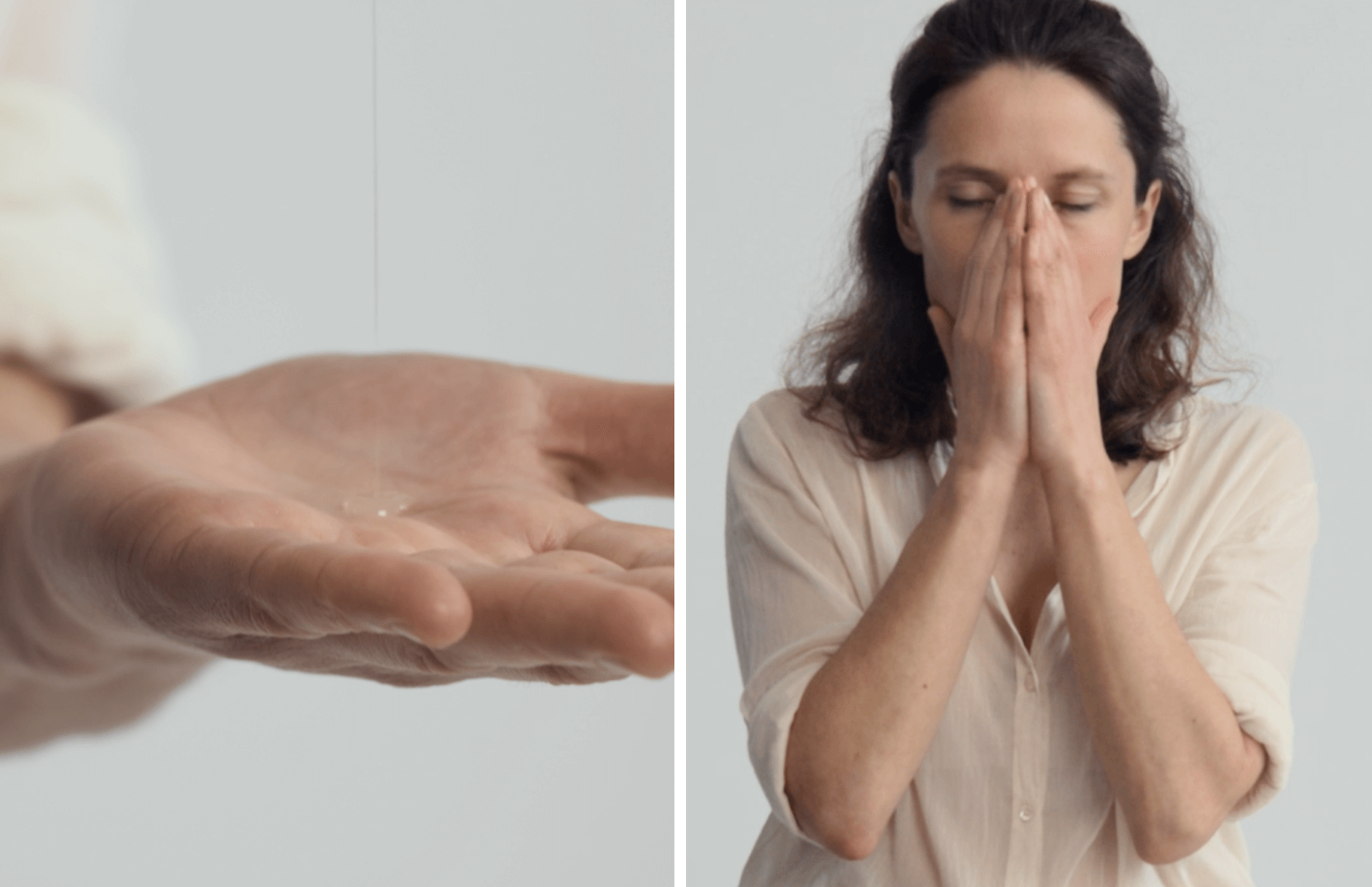 Harmonie serum hand application